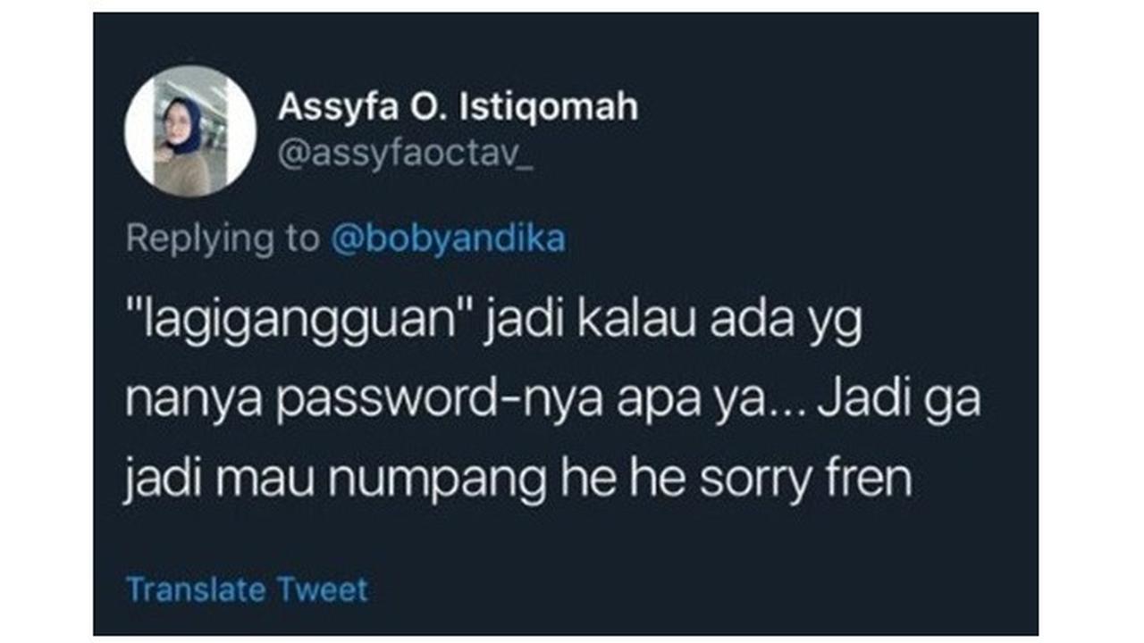Password Wifi Yang Ngeselin Banget